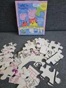 Dwustronne puzzle do kolorowania Peppa Pig