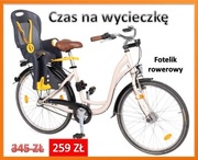 Fotelik rowerowy dla dzieci na bagażnik