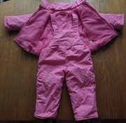 DZIEWCZYNKA -  dwuczesciowy kombinezon -80cm 