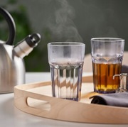 Zestaw 8 Szklanek, Szklanka IKEA POKAL, 350ML , szkło bezbarwne, NOWE