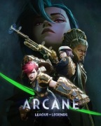 Plakat Arcane League of Legends LoL Jinx Vi Serial Netflix Poster 50x70