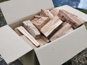 Drewno do wędzenia mieszane SUCHE BUK, JABŁOŃ, ŚLIWKA 24 KG