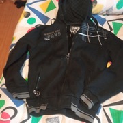 Bluza, męska, rozpina, z kapturem, czarna rozm M