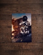 Fallout, bractwo stali, serial. Metalowy obraz/plakat