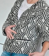 Marynarka 4xl z domieszką welny 