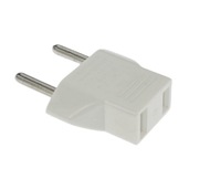 Adapter sieciowy gniazdka EU z US, Kanada 6A - przejściówka White