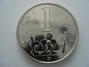 Czechy 1 korona 2019