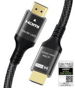 Certyfikowany 10K 8K Kabel HDMI 2.1 do HDMI 2.1, 48Gbps - 1.5 metra