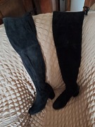 Wysokie za kolano czarne kozaki Sturt Weitzman