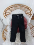 Spodnie elastyczne jeans czarne 3 lata