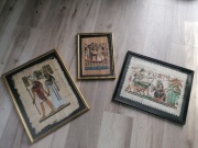 3x papirus w ramie