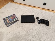 Sony PlayStation 2 Slim, SCPH-75004 uszkodzona, pad, gry, PS2
