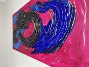 Obraz akryl abstrakcyjny autorski prezent