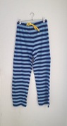 Męskie bawełniane spodnie od piżamy w paski M 