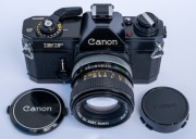 APARAT analogowy CANON EF (FD) + obiektyw 1,4/50 SSC- IGŁA STAN!