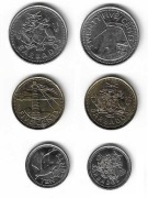 B03 Barbados 25 centów 2011 5 centów 2022 10 centów 2023