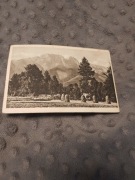 zakopane widok na giewont zwoliński lata 50 pocztówka karta nr 651