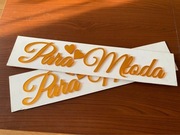 Dwie tablice rejestracyjne „Para młoda”