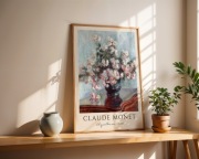 Plakat Claude Monet ,,Chryzantema", bez ramki, 40x50