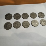 Monety PRL 20 zł kłosy Nowotko 10 sztuk
