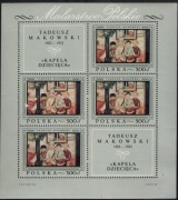 blok 55,1723,Malarstwo wyróżnik 2,Kapela Dziecieta,Tadeusz Makowski