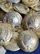 Guziki 25mm do mundurów generałów ZSRR.