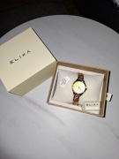 Nowy zegarek w kolorze złotym marki ELIXA w opakowaniu
