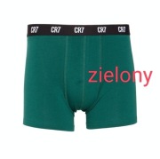 Bokserki Cristiano Ronaldo CR7, rozm. L, ciemnozielone, 95% bawełna