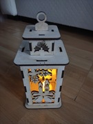Lampion latarnia Boże Narodzenie różne panele  Led roraty