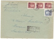 Grosze - Warszawa 1 - List polecony F521,524 
