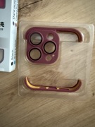 Etui bumper ramka iPhone 16 PRO kolor bordowy