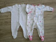 2 x Pajacyk niemowlęcy Carter's rozm. 50/62 - 0/3 m-ce 