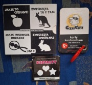 Książeczki i karty kontrastowe niemowlęce