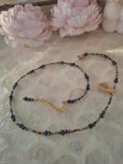 Naszyjnik handmade z naturalnych kamieni hematyt 