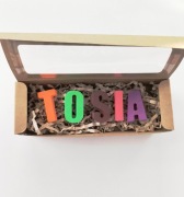 Personalizowane Kredki Świecowe z Wosku Pszczelego TOSIA Eko Prezent 