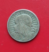 2 ZŁOTE GŁOWA KOBIETY 1934 rok - srebro AG oryginał N3