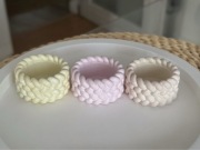 Zestaw Osłonek – baza do świec, gips ceramiczny