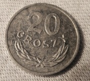Moneta 20gr z roku 1976
