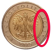 5 ZŁOTYCH 2025 MONETA DESTRUKT
