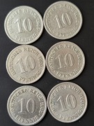 Niemcy 10 fenigów 1905 rok 