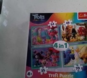 Puzzle 4w1 Trasa koncertowa Troli Trefl
