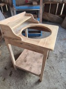 Stojak na miednice, lata 40/50. Art Deco.