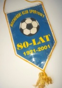 Proporczyk Bocheński Klub Sportowy Bochnia herb 80 lat 2001