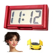 ZEGAREK ELEKTRONICZNY SAMOCHODOWY NA BATERIE CZYTELNY DO AUTA LCD CZERWONY