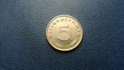 Niemcy III Rzesza 5 fenigów 1938 A - Stan !!
