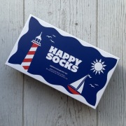 Prezentowy zestaw skarpet Happy Socks Smooth Sailing Gift Set 36-40 crew