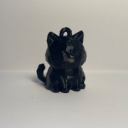 Brelok 3D kotek low-poly z PLA+ – słodki brelok do kluczy handmade