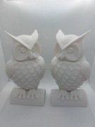 Zestaw - Sowy patrzące w prawo i lewo,3D,dekoracja
