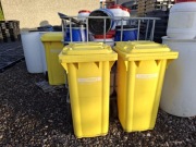 Kosz plastikowy na śmieci 120l#kontener na odpady#