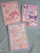 Zeszyt notes notatnik 60 kartek my melody kuromi cinnamoroll 